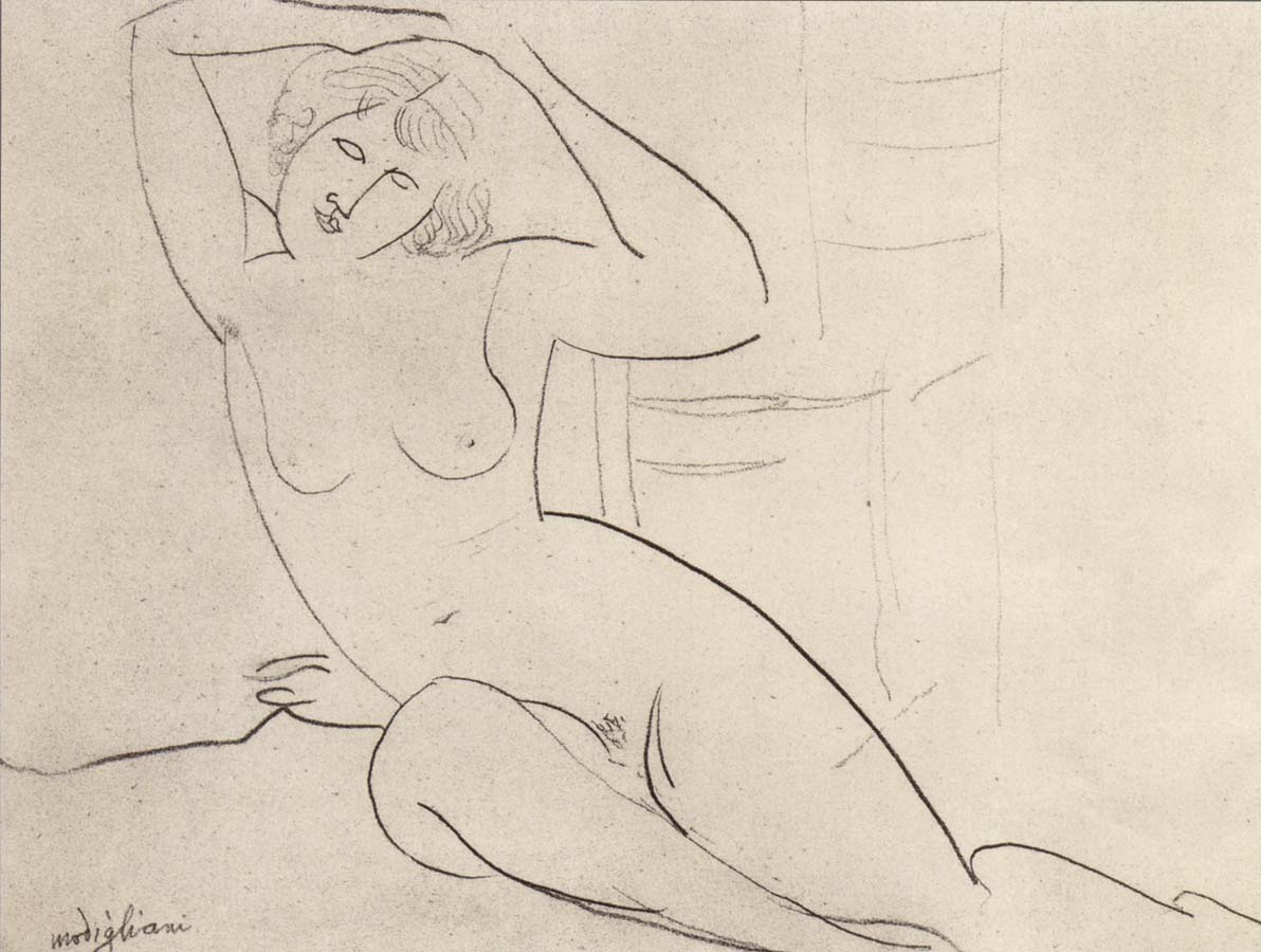 Amedeo Modigliani Seated Nude